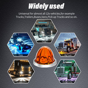 Nuova Luce Decorativa 2026 12V/24V Monocolore/Bicolore IP67 di Alta Qualità, Luce a Forma di Anguria in Plastica, Luce per Camion, Luce di Posizione - Product Image 5