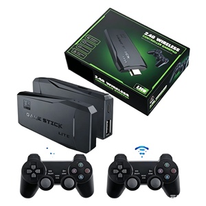 Console de jeu rétro sans fil Game Stick Lite 4K avec deux manettes 2.4G pour les jeux classiques - Product Image 1