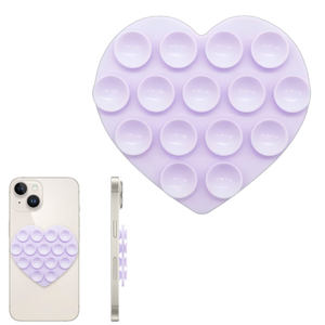 Nouveau amour coeur Double face Silicone anti-dérapant ventouse coussinets coque de téléphone main libre support de téléphone Silicone ventouse - Product Image 1