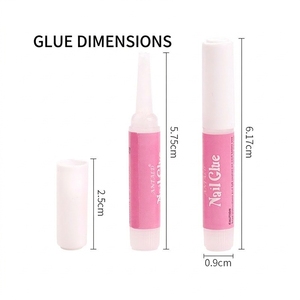 Pegamento Líquido Acrílico Transparente de Alta Resistencia y Secado Rápido <span class=keywords><strong>para</strong></span> <span class=keywords><strong>Uñas</strong></span> Postizas, Arte de <span class=keywords><strong>Uñas</strong></span>, Fórmula de Larga Duración, Marca Privada - Product Image 3