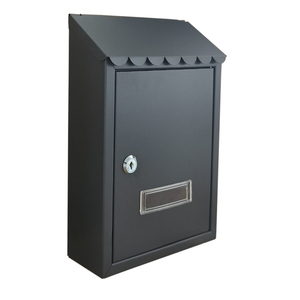 Caja <span class=keywords><strong>de</strong></span> hierro montada en la pared para exteriores 313, buzón colgante <span class=keywords><strong>de</strong></span> pared, almacenamiento <span class=keywords><strong>de</strong></span> quejas, buzón <span class=keywords><strong>de</strong></span> hierro duradero para uso comercial residencial - Product Image 2