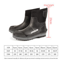 Bottes de pêche en acier à pointes pour la pêche sur roche, imperméables, chaudes, antidérapantes, en néoprène, chaussures de pêche hivernales, logo personnalisé en usine