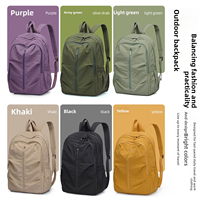 Sac à dos pliable en nylon grande capacité résistant à l'usure pour le sport de plein air, le rangement, les voyages, le camping et la randonnée