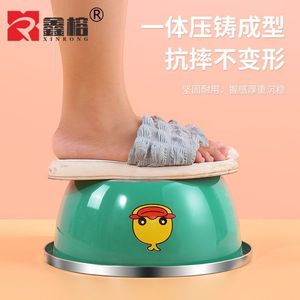 Bol en acier inoxydable Xinrong 304 de qualité alimentaire, design canard de dessin animé, pour la cuisine, la cuisson, le mélange, grande taille - Product Image 3