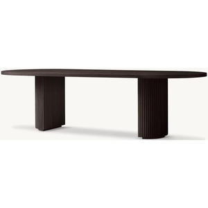Muebles para el Hogar al por Mayor, Mesa de Comedor Rectangular de Madera Maciza de Roble, Estilo Americano - Product Image 3