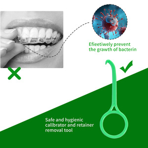 Removedor de Aparatos Ortodónticos <span class=keywords><strong>Invisibles</strong></span> de Plástico, Gancho para Retirar Retenedores Dentales Invisalign - Product Image 4