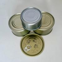 Op maat bedrukte metalen ronde kaviaar blikken met deksel, lege ronde vacuüm kaviaar blikken
