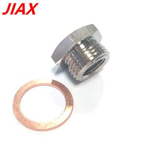อะแดปเตอร์กรองน้ำมันเชื้อเพลิงแบบเกลียว Jiax M12X1.25 เป็น M18X1.5 ตัวเชื่อมต่อกรองน้ำมันแบบสกรูเหล็ก - Product Image 1