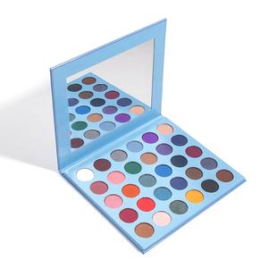 <span class=keywords><strong>Palette</strong></span> de maquillage professionnel, <span class=keywords><strong>Palette</strong></span> de 30 couleurs, <span class=keywords><strong>bleu</strong></span> pigmenté, en carton, <span class=keywords><strong>fard</strong></span> à paupières, scintillante et mate - Product Image 3