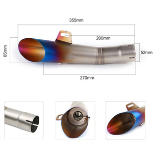 Pot d'échappement universel RTS pour moto, silencieux GP pour scooter, pour Yamaha <span class=keywords><strong>YZF</strong></span> R6 2004-2017 - Product Image 2