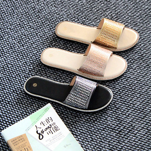 Sandalias y Pantuflas de Verano de Alta Calidad con Diseño Nuevo, Casuales, con Pedrería, para Mujer, al por Mayor - Product Image 1