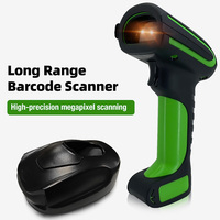 Lector de Códigos QR 1D 2D Portátil y Robusto de Lectura Rápida QunSuo para Exteriores con Base de Carga USB