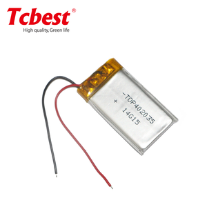 Oem 402035 3.7V 230mAh Li-Po Pin cho điện thoại thông minh máy tính xách tay máy ảnh kỹ thuật số Robot đồ chơi xe ô tô Pouch <span class=keywords><strong>Lithium</strong></span> Ion pin - Product Image 3