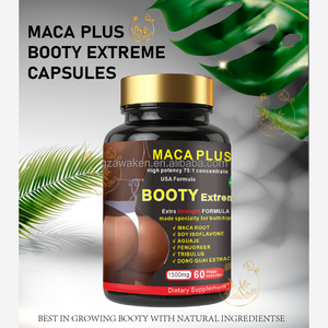 Complément alimentaire Ultimate Black Maca pour femmes adultes, capsules de 500 mg, pour améliorer la beauté et les fesses - Product Image 4