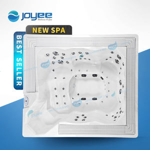 JOYEE Design européen rectangle bain à remous à débordement spas sans fin spa extérieur balboa infini mini spa piscine pour jardin bain de loisirs - Product Image 1