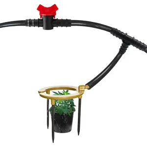 Greenhouse Drip Irrigation Kit Plant Watering System With 1/2 Inch Vinyl Tubing