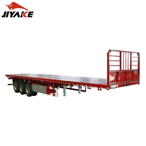 Semi-remorque à conteneur à plat 2 3 4 essieux neuves et d'occasion remorques <span class=keywords><strong>de</strong></span> camion <span class=keywords><strong>en</strong></span> acier avec pneu 12R22.5 pour le <span class=keywords><strong>transport</strong></span> <span class=keywords><strong>de</strong></span> véhicules disponibles - Product Image 6