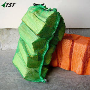 Buena Capacidad 80*60CM 60L Embalaje de leña para encender bolsa de malla de madera - Product Image 6