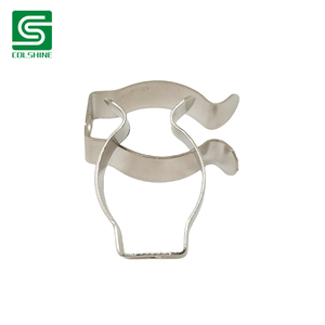 Soportes de abrazadera de tubo de acero inoxidable Soportes resistentes en forma de U para montaje de lámpara fluorescente LED T8 T10 T12 - Product Image 4