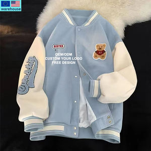 جاكيت رياضي كاجوال فضفاض للزوجين بتصميم قوطي عصري فضفاض بنمط هيب هوب، وبطبعة كرتونية رقمية ثلاثية الأبعاد مع حروف - Product Image 2