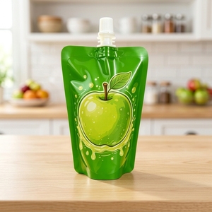Multi Color Poly Packaging <strong>Bags</strong> Juice And Beverage Puree <strong>Bags</strong> Leak Proof Design With Suction Nozzle - Product Image 6