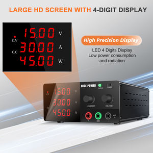 KUAIQU R-SPS1530 450 Вт лабораторный источник постоянного тока с высоким энергопотреблением 15 В 30 А с защитой от включения/выключения 4-значный дисплей для электронного теста - Product Image 4