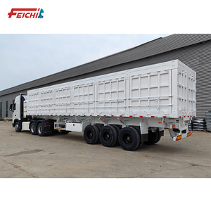 Chine Fabricant Remorque à benne basculante à paroi latérale élevée pour le transport du bétail - Product Image 6