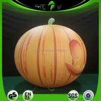 Citrouille gonflable Halloween Décoration géante extérieure Blow up Jack-O-Lantern avec lumières LED pour la cour et l'affichage de fête