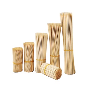 Brochetas de Bambú Natural de 16 Pulgadas, Resistentes al Calor, Mango Largo, Paquete de 50, para Barbacoa, Brochetas, Asados, Malvaviscos y <span class=keywords><strong>Estacas</strong></span> para Plantas - Product Image 1