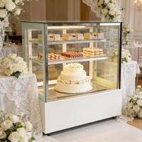 Vitrine réfrigérée pour gâteaux CE, à angle droit, 3 niveaux, pour pâtisseries