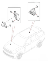 Bloc d'amortisseur arrière gauche et droit de bonne qualité pour Land Rover New Range Rover Sport L460 LR153323