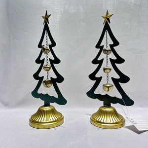 Festa atmosfera di festa decorazione di natale ornamenti di <span class=keywords><strong>lusso</strong></span> ciondoli stella campane di natale in metallo albero di natale decorazione della tavola - Product Image 4
