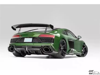 Kit de lèvre de pare-chocs arrière léger et personnalisé pour Audi R8 21-22, diffuseur arrière en fibre de carbone de style cap amélioré, kit carrosserie, outils automobiles