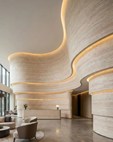 Panneaux muraux souples en pierre naturelle, aspect pierre naturelle, revêtement mural décoratif pour hôtel, restaurant, intérieur