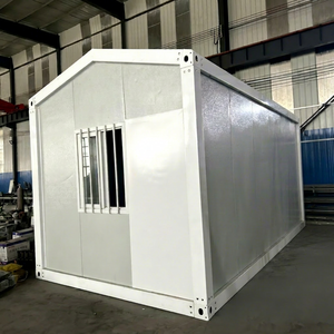 Gable Roof Container Unit 20ft Modular Design Easy Assembly Disassembly Cargo Transport Construction Site - Product Image 1