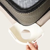4 attaches de drap de lit robustes à verrouillage Zumber, clips de maintien pour draps de toutes tailles, maintien ferme des draps de matelas