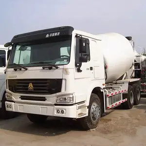 Kedua Tangan China HOWO 6X4 Digunakan Truk Mixer Beton