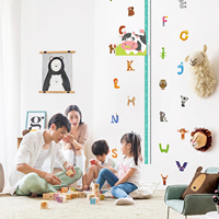 Autocollant mural 3D personnalisé pour cadeau, règle de mesure du tableau de croissance de bébé pour la décoration de chambre d'enfant pour l'industrie maternelle et infantile