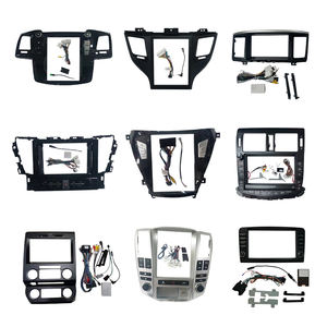 شاشة لمس محمولة لنظام الملاحة GPS للسيارة مع راديو وشاشة IPS ودعم أندرويد أوتو وكاربلاي وإطار عالمي قابل للاستبدال - Product Image 2