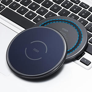 <span class=keywords><strong>Chargeur</strong></span> <span class=keywords><strong>sans</strong></span> <span class=keywords><strong>fil</strong></span> rapide pour téléphones 12W alliage d'aluminium électrique durable et élégant - Product Image 5