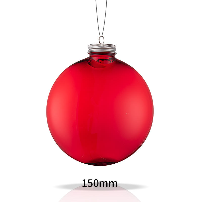 Plastic Flat Ball Lamps 150mm Christmas Decorations custom Vintage Hand-painted Pendant Ceiling Ornament Outdoor Activity
