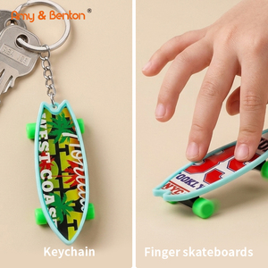 <span class=keywords><strong>Mini</strong></span> skateboards à doigts porte-clés, jouets pour les doigts, lot de cadeaux pour enfants, cadeaux d'échange en classe, cadeaux d'anniversaire, rembourrages de sacs cadeaux - Product Image 4