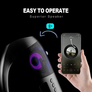 Altavoz Inalámbrico para Exteriores de Alta Potencia ESEEKGO ES-SP02 con Micrófono LED, Comunicación USB y AUX, Altavoz Bluetooth con Doble Carga - Product Image 4