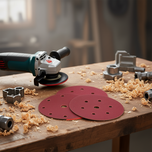 TTAKE Velcro Sanding Discs 100mm 8+1 Holes Corundum <b>Abrasive</b> For Power <b>Tools</b> - Product Image 3