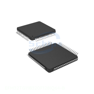 ช่องผู้ผลิต EFM32TG11B320F128IQ64-B 64 TQFP ชิ้นส่วนอิเล็กทรอนิกส์แบบฝัง - Product Image 1