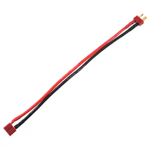 Sturdy T Plug Male to T Plug Female Serial Battery Connector Extended Cable 14AWG 200MM for RC Car Spare Parts Accessories