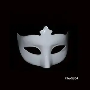 White Animal Paper Party Masquerade Masks DIY Cosplay Mask