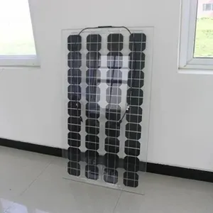 Painéis solares sem moldura transparente flexível steven filme fino painel solar preço BIPV janelas solares telhado solução