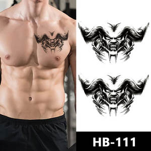 2024 autocollant <span class=keywords><strong>de</strong></span> tatouage temporaire personnalisé demi-bras crâne pochoirs <span class=keywords><strong>de</strong></span> tatouage pour autocollant <span class=keywords><strong>de</strong></span> tatouage d'art corporel - Product Image 3