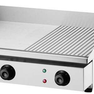 Piastra Elettrica Professionale 4.4KW in <span class=keywords><strong>Acciaio</strong></span> <span class=keywords><strong>Inox</strong></span> per Cucina Commerciale, Ideale per Steakhouse e BBQ - Product Image 4